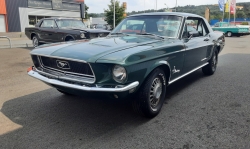 Ford Mustang COUPE 289CI V8 HIGHLAND GREEN 1968 24-Dordogne