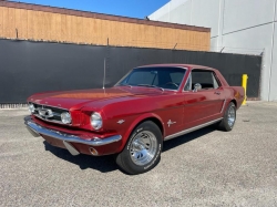 Ford Mustang COUPE CODE A GT 1965 ROUGE 24-Dordogne
