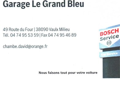 Garage Bosch Le Grand Bleu