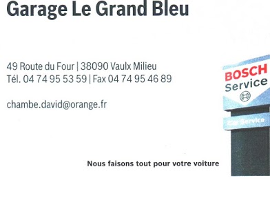 Garage Bosch Le Grand Bleu