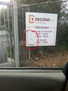 Decons Récupérations