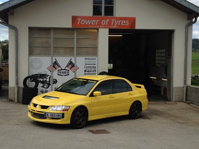 Garage Tower of Tyres