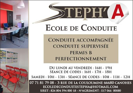 STEPH'A - Ecole de conduite