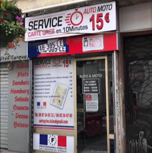 SERVICE CARTE GRISE TOULON - PRIX : 15?