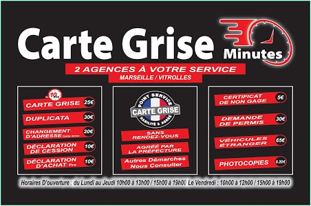 Carte Grise Minute Vitrolles